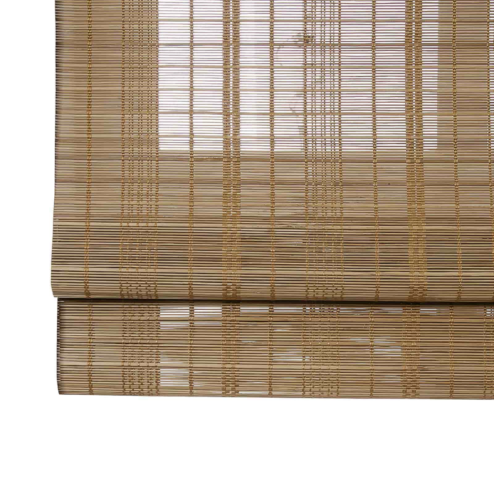 Rae Natural Woven Bamboo Shade - Walnut