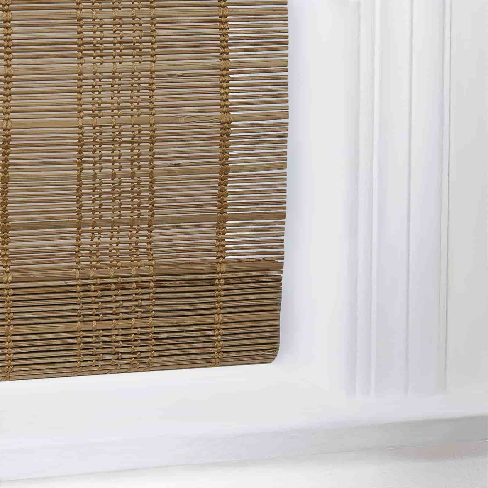 Rae Natural Woven Bamboo Shade - Walnut