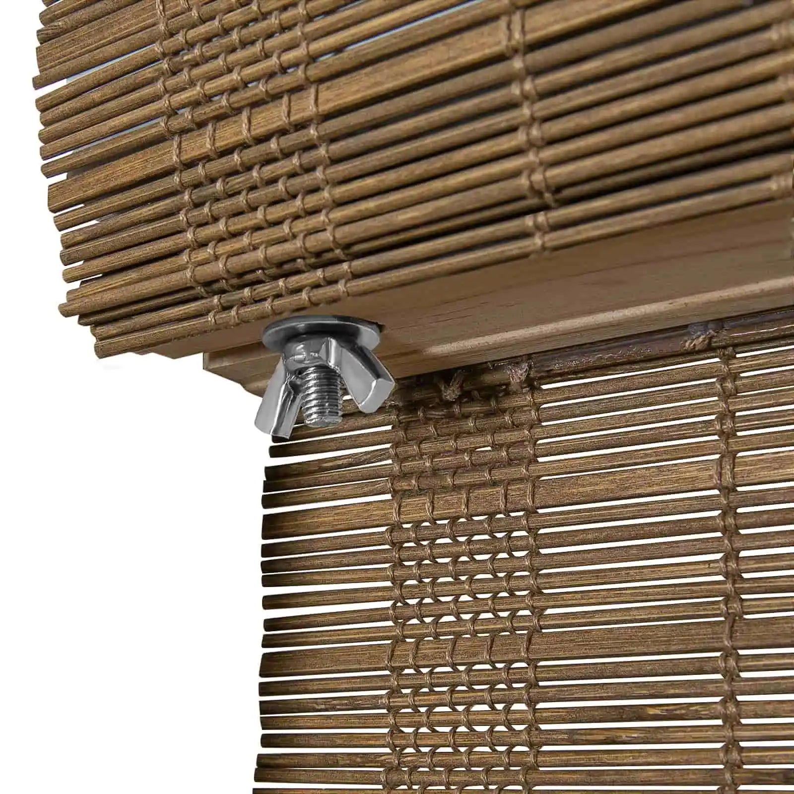 Rae Natural Bamboo Woven Shade - Autumn Leaves