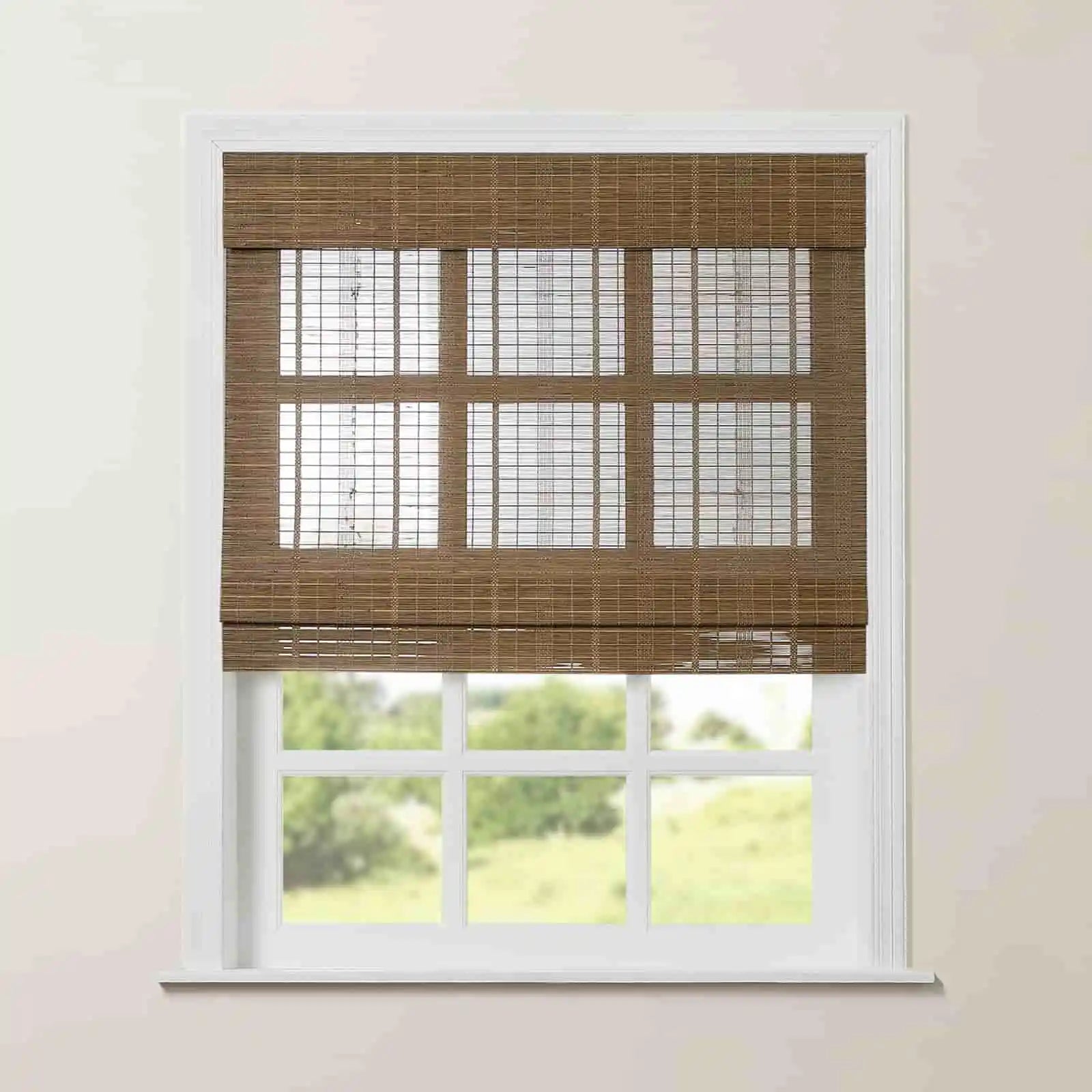 Rae Natural Bamboo Woven Shade - Autumn Leaves