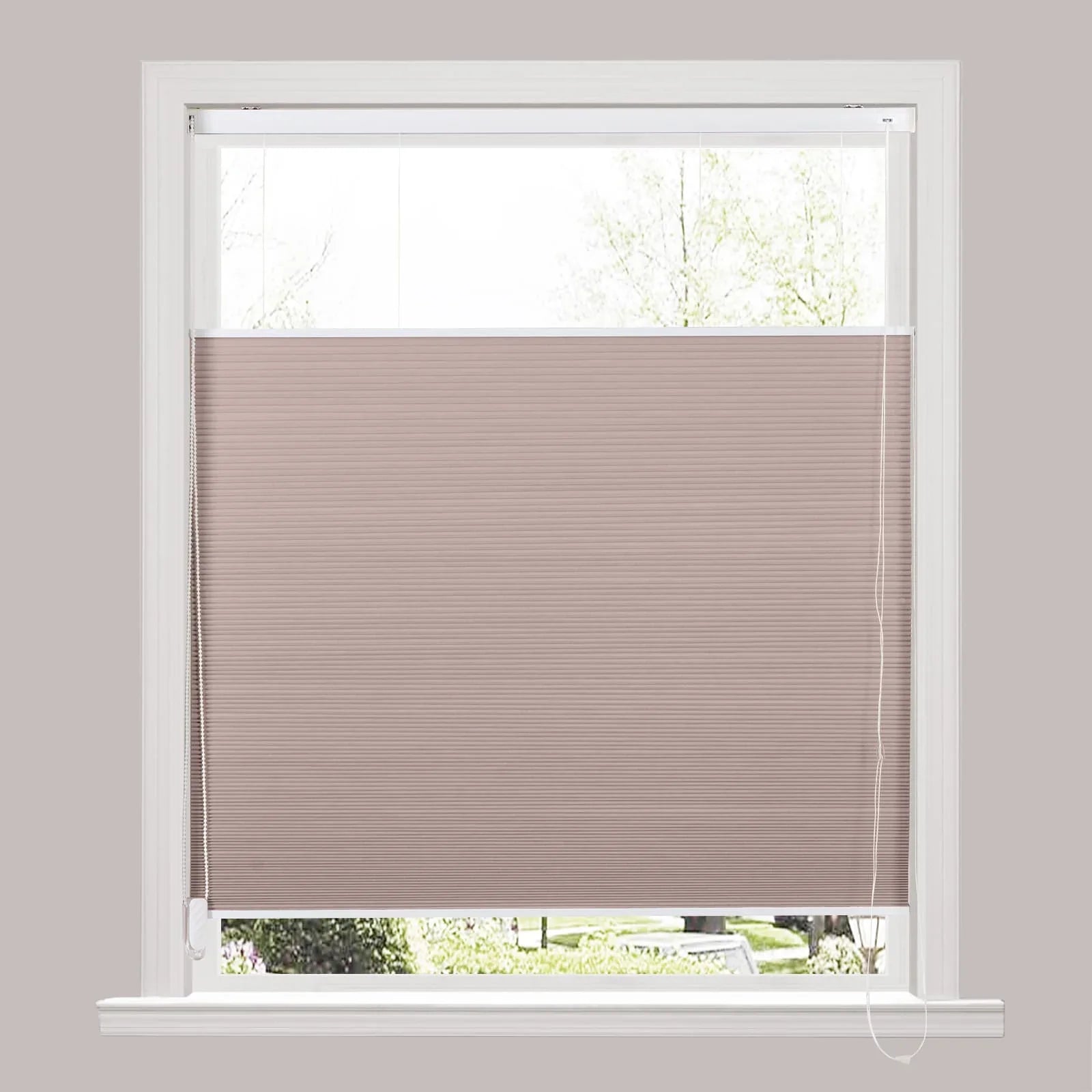 Samantha Top Down Bottom Up  Blackout Cellular Shades Cord Lift SLIDINGCURTAIN