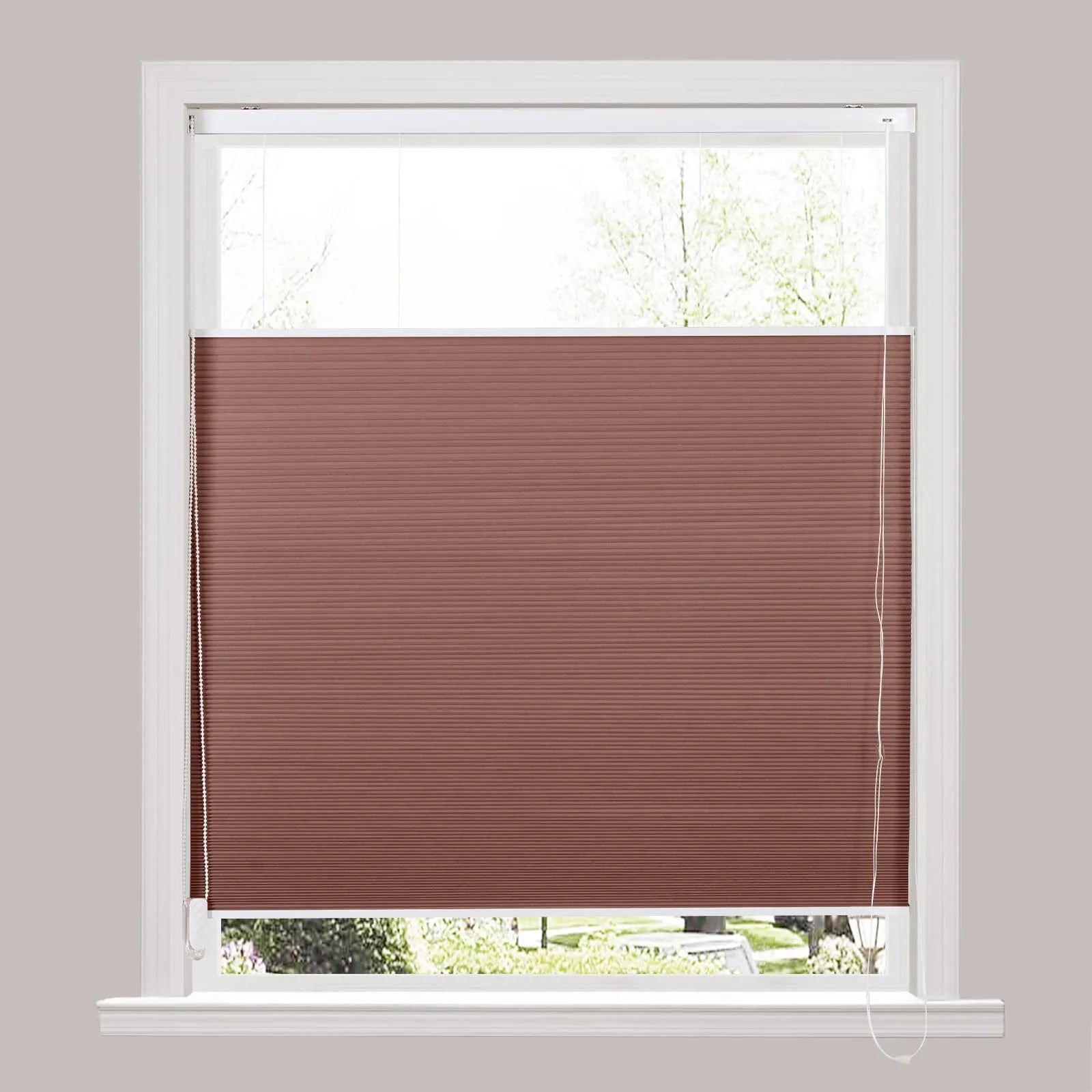 Samantha Top Down Bottom Up  Blackout Cellular Shades Cord Lift SLIDINGCURTAIN