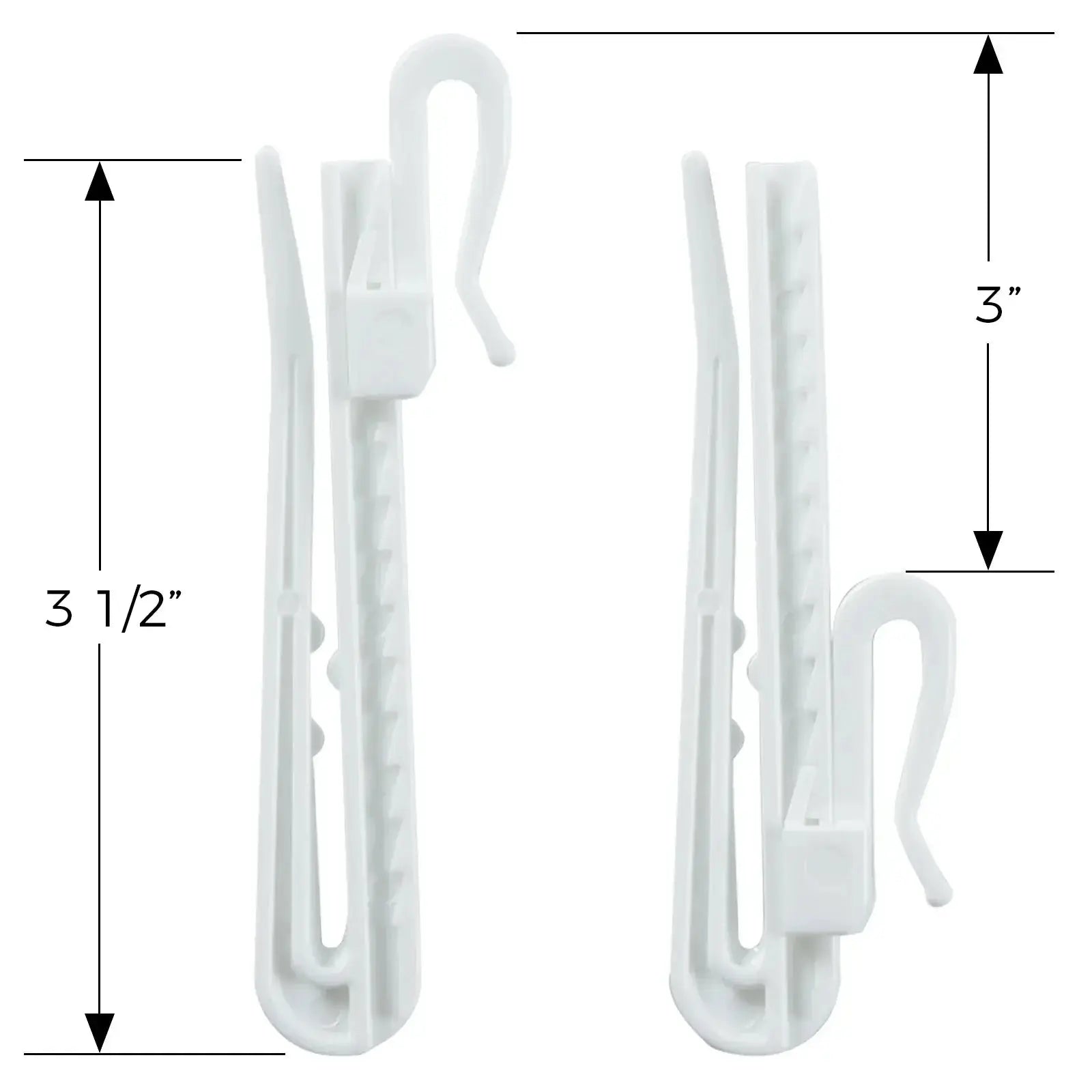 Adjustable Pin Hooks (Pack of 32) SLIDINGCURTAIN