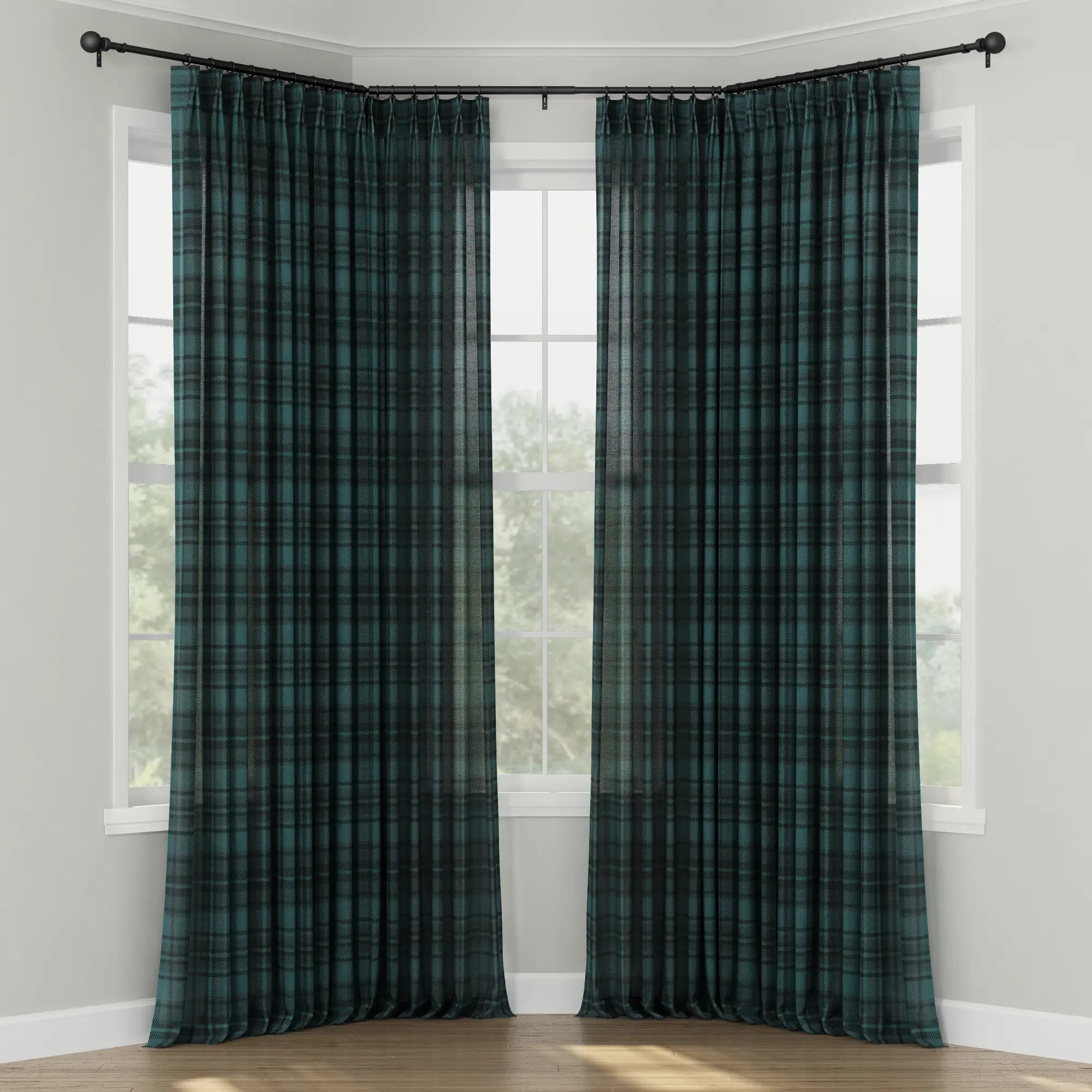 Jaylon Bay Window Curtain Rods