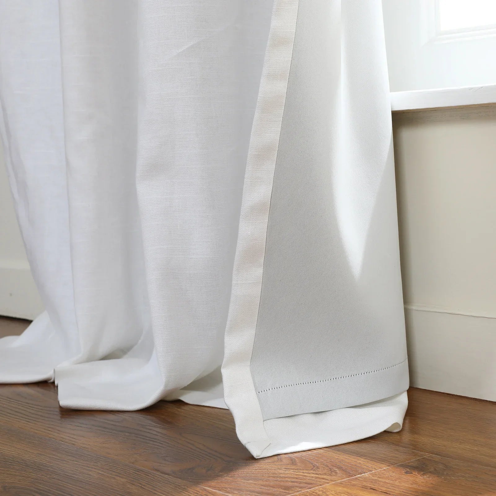 Draperfect Linen Cotton Drapery Grommet with Blackout Lining